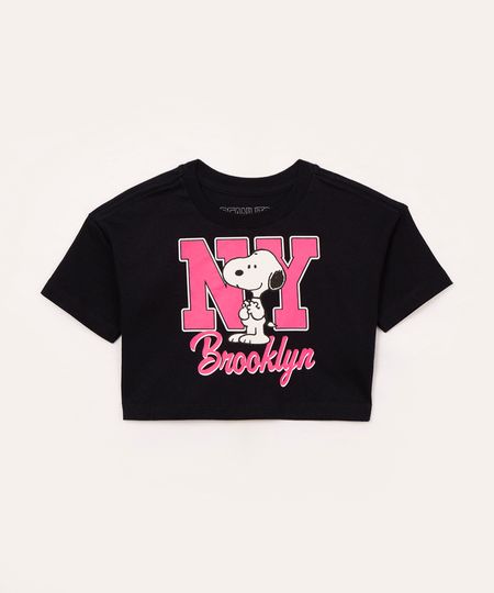 blusa de algodão infantil snoopy azul marinho 8