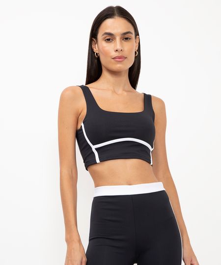 top com recorte esportivo ace preto G