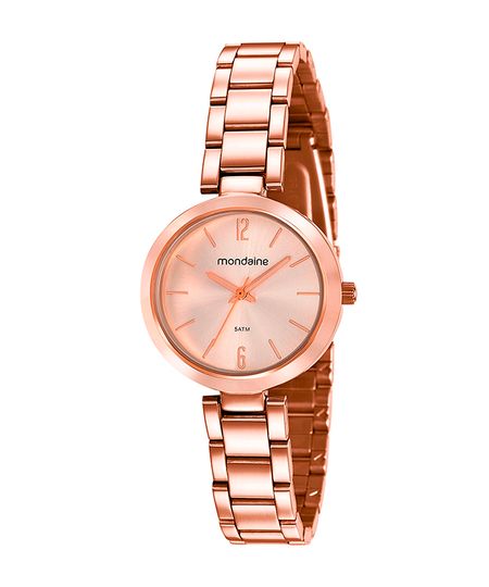 relógio mondaine analógico 53611lpmvre2kr rosê UNICO