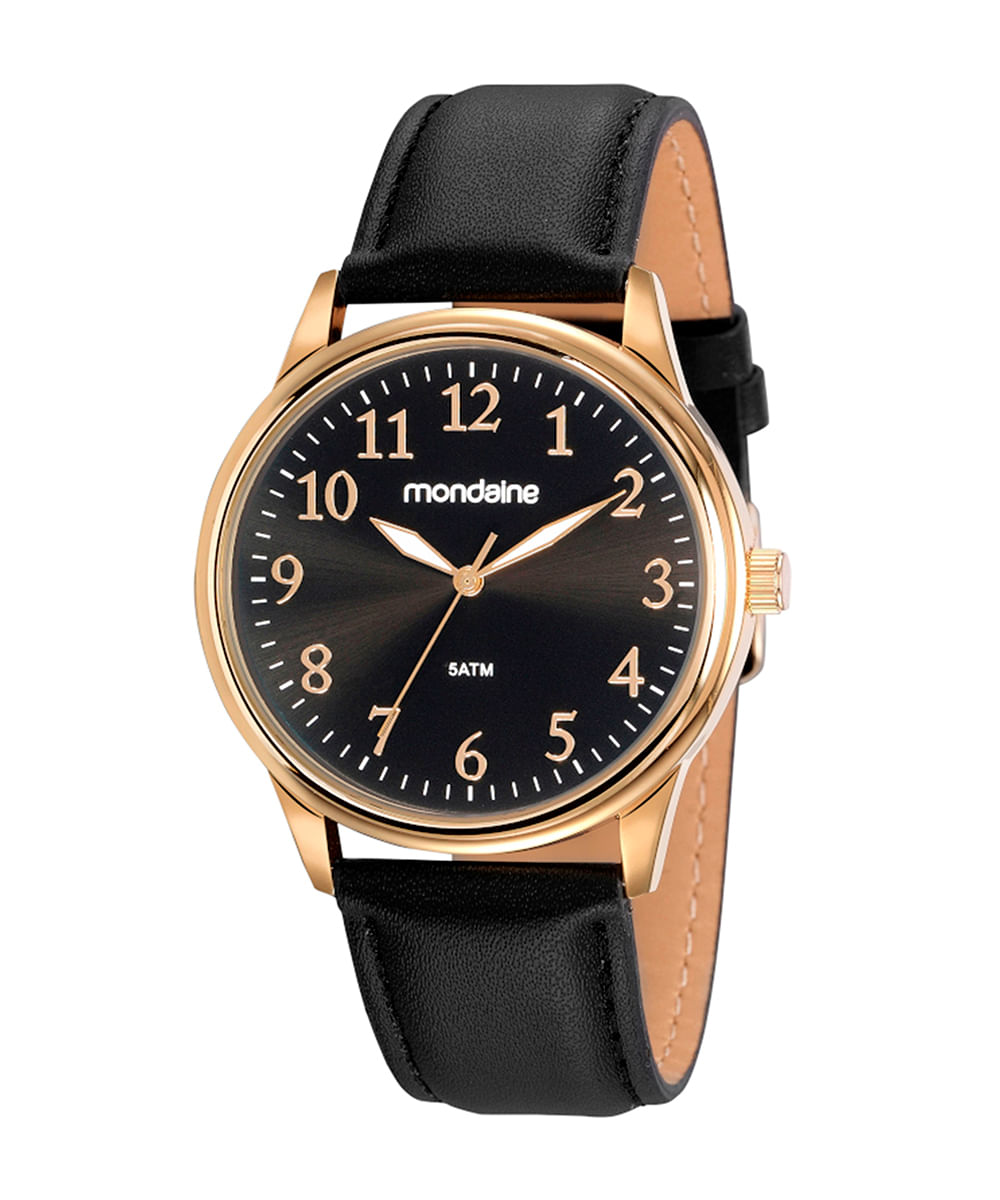 relógio mondaine analógico 99546gpmvdh2ks dourado