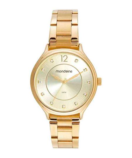 relógio mondaine analógico 32516lpmvde1kc dourado UNICO