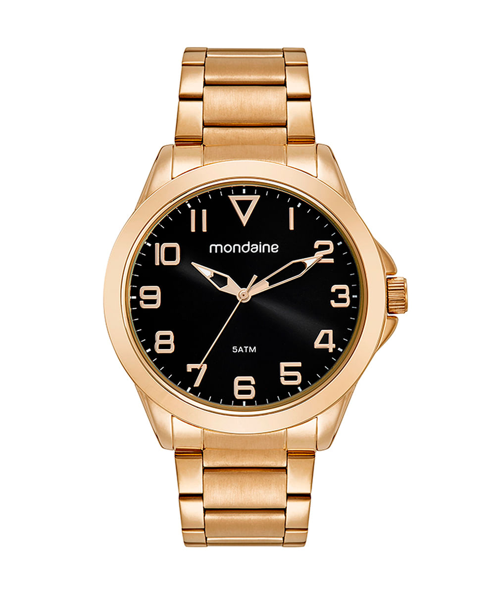 relógio mondaine analógico 32605gpmvde1kc dourado