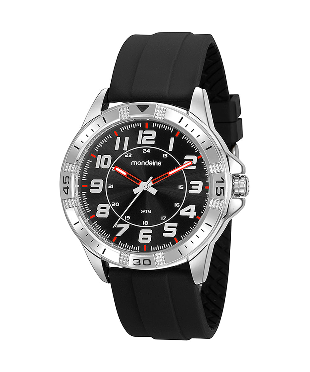 relógio mondaine analógico 99431g0mvni2kc prateado