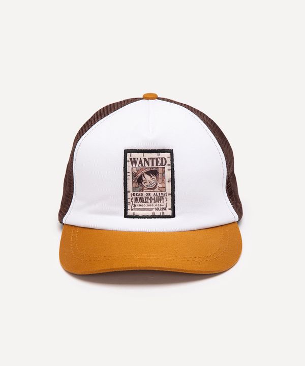 boné infantil aba reta one piece colorido UNICO