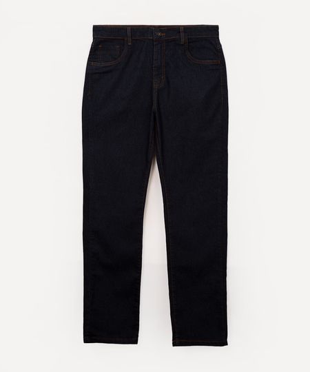 calça jeans slim juvenil azul escuro 12