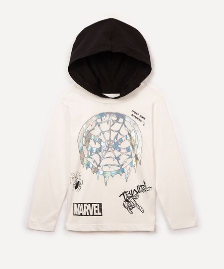 camiseta de algodão infantil homem aranha branca 12 camiseta de algodão infantil homem aranha branca 12