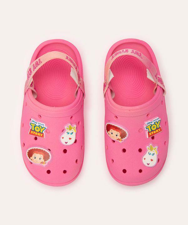 babuche infantil toy story rosa 23-24