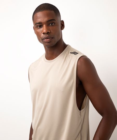 regata slim muscle fit esportiva ace bege P regata slim muscle fit esportiva ace bege P