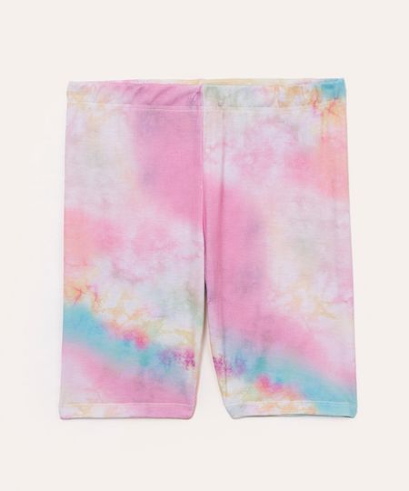 bermuda ciclista infantil tie dye rosa 4 bermuda ciclista infantil tie dye rosa 4