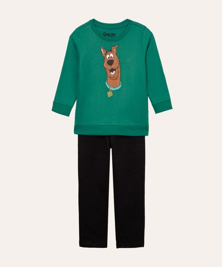 conjunto de moletom infantil scooby doo verde escuro 4 conjunto de moletom infantil scooby doo verde escuro 4