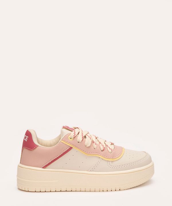 tênis casual infantil bege 30