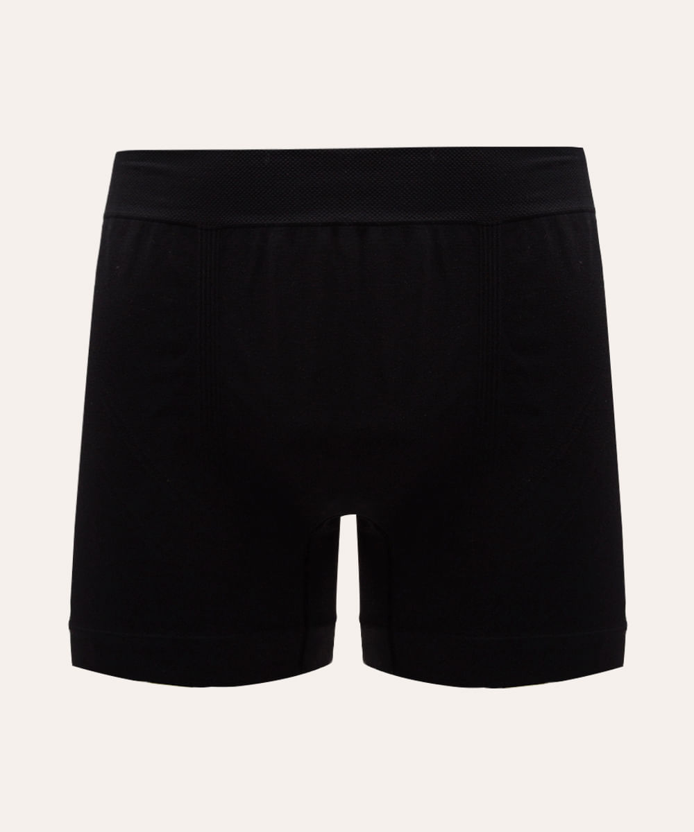 cueca boxer jacquard preta