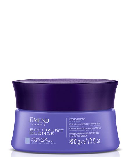 máscara expertise specialist blonde amend 300g 300 G máscara expertise specialist blonde amend 300g 300 G