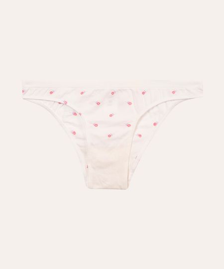calcinha infantil de poliamida biquíni floral trifil branco 10 calcinha infantil de poliamida biquíni floral trifil branco 10