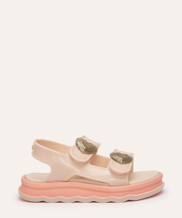 sandália infantil coração zaxy nina off white 19