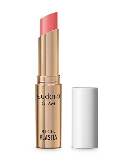 glam batom micro plastia rosa delicado UNICO