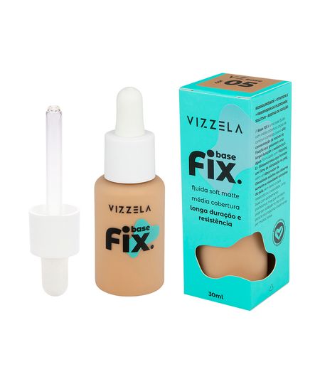 base líquida fix vizzela cor 05 30ml UNICO base líquida fix vizzela cor 05 30ml UNICO