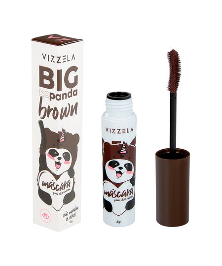 máscara para cílios big no panda vizzela marrom UNICO máscara para cílios big no panda vizzela marrom UNICO