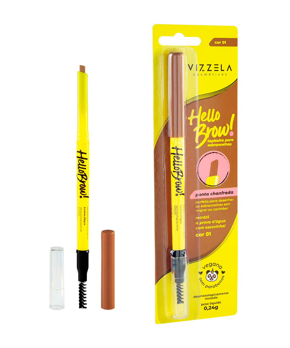 lapiseira para sobrancelhas vizzela hello brow 01