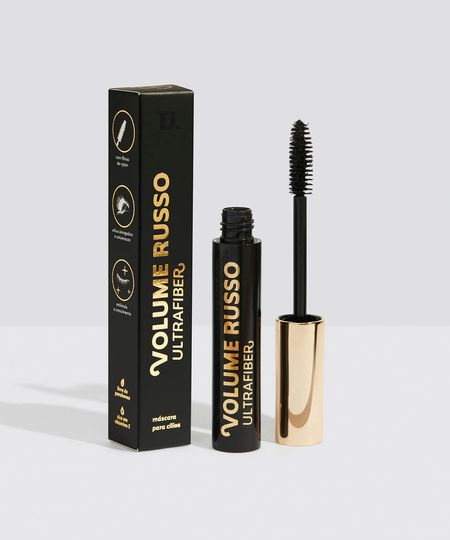 máscara para cílios dailus volume russo ultrafiber UNICO máscara para cílios dailus volume russo ultrafiber UNICO
