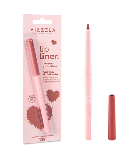 lapiseira labial 01 delicada lipliner vizzela UNICO lapiseira labial 01 delicada lipliner vizzela UNICO