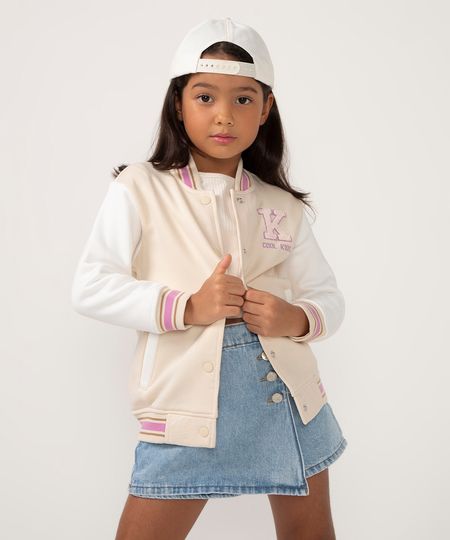 jaqueta de moletom juvenil college - areia 8 jaqueta de moletom juvenil college - areia 8