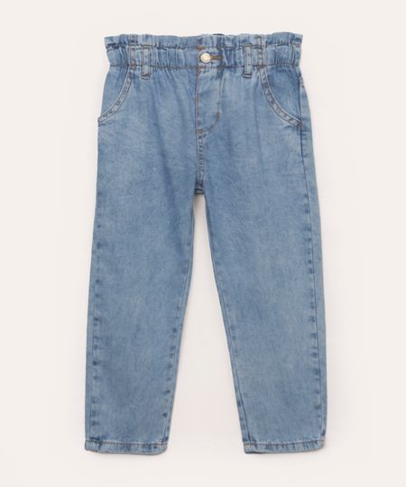 calça jeans infantil clochard azul claro 2