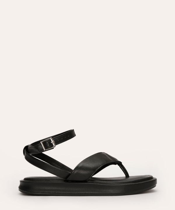 rasteirinha flatform infantil molequinha preta 33