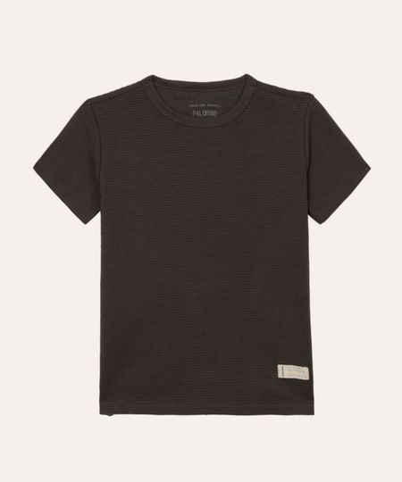 camiseta de algodão texturizada cinza 4