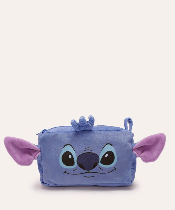 nécessaire de pelúcia stitch azul UNICO