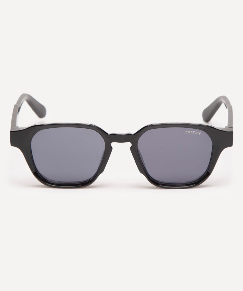 óculos de sol oval triton preto