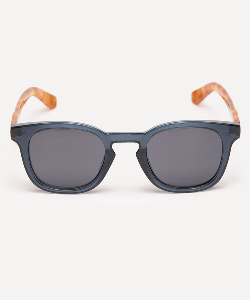 óculos de sol oval clear triton azul