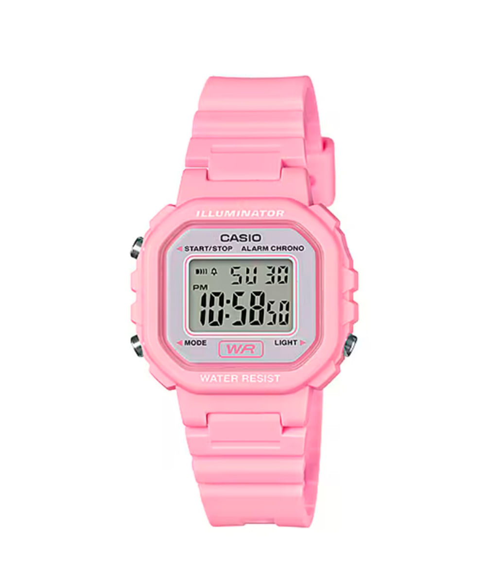 relógio casio digital LA-20WH-4A1DF rosa