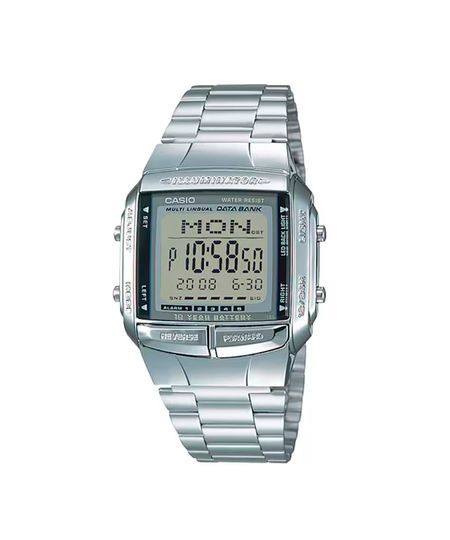 relógio casio digital DB-360-1ADF prateado UNICO