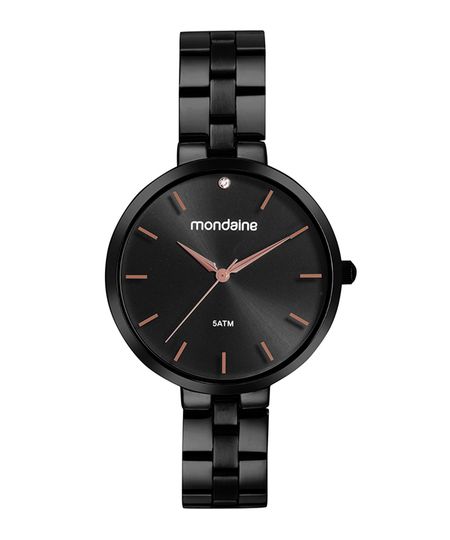 relógio mondaine analógico 32670LPMVPE3KF preto UNICO relógio mondaine analógico 32670LPMVPE3KF preto UNICO