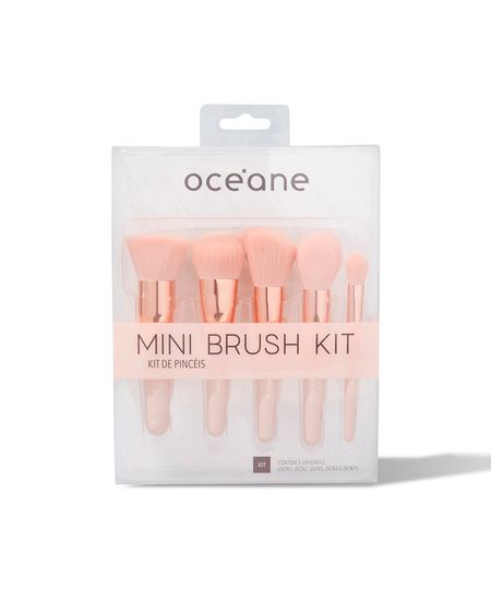 kit de pincéis mini brush océane rosa UNICO