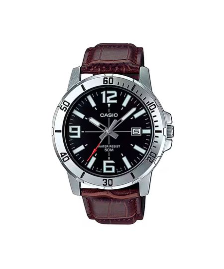 relógio casio masculino analógico MTP-VD01L-1BVUDF prateado UNICO
