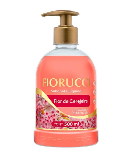 sabonete líquido fiorucci flor de cerejeira 500ml 500 ML sabonete líquido fiorucci flor de cerejeira 500ml 500 ML