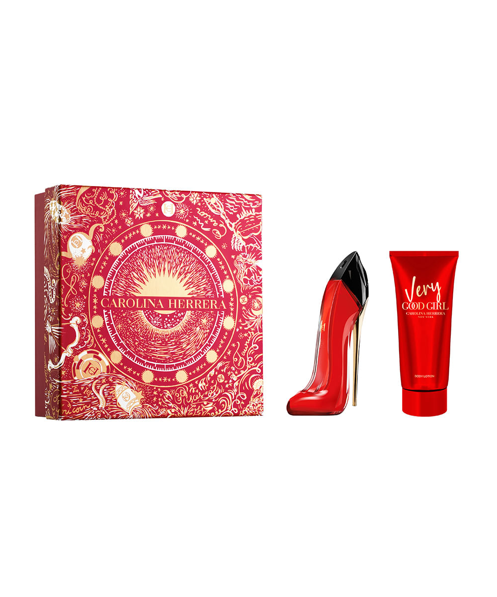 kit carolina herrera very good girl eau de parfum 50ml e creme corporal 100ml