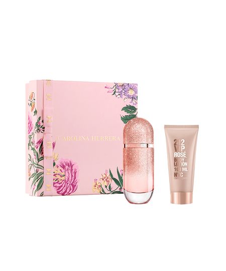 kit carolina herrera 212 vip rosé elixir eau de parfum elixir 80ml e creme corporal 100ml UNICO kit carolina herrera 212 vip rosé elixir eau de parfum elixir 80ml e creme corporal 100ml UNICO