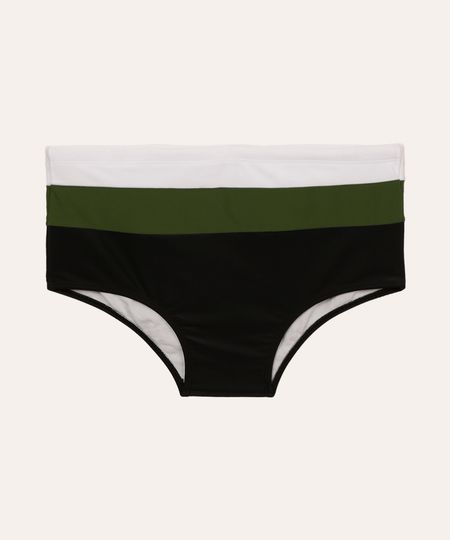 sunga com listras proteção uv verde G sunga com listras proteção uv verde G