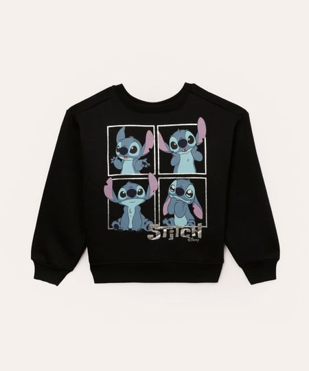 blusão de moletom infantil mood stitch preto 4 blusão de moletom infantil mood stitch preto 4