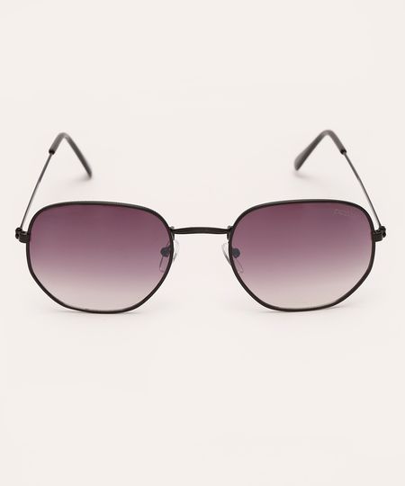 óculos de sol oval triton preto UNICO óculos de sol oval triton preto UNICO