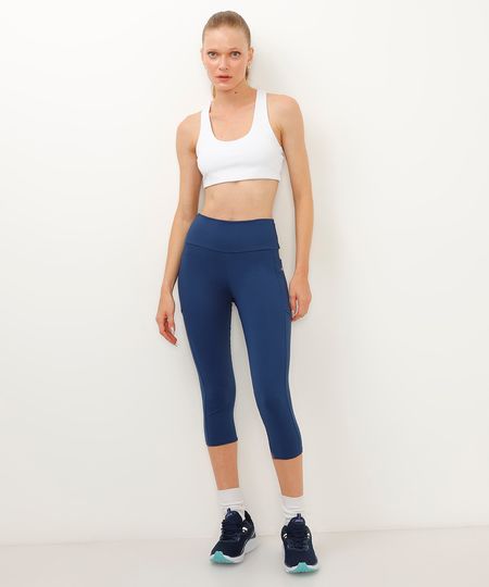 calça legging com bolso esportiva ace azul P