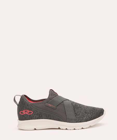 tênis esportivo com elástico olympikus cinza 36