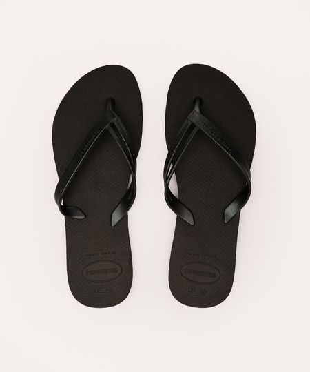 chinelo havaianas elegance preto 37-38 chinelo havaianas elegance preto 37-38