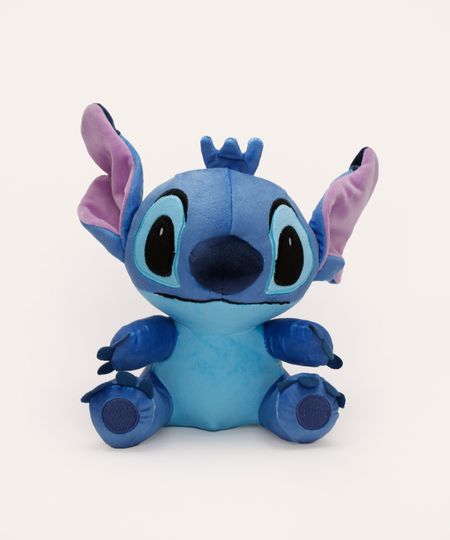 stitch de pelúcia azul UNICO