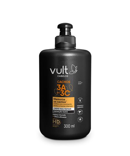 vult creme para pentear cachos definição suave 300ml UNICO vult creme para pentear cachos definição suave 300ml UNICO