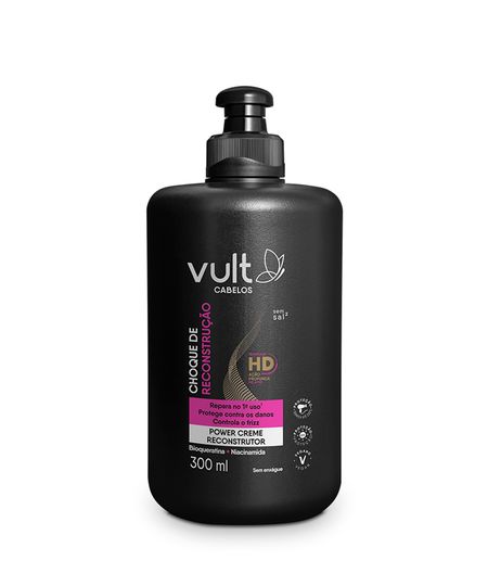 vult cpp power creme choque de reconstrução 300ml UNICO vult cpp power creme choque de reconstrução 300ml UNICO