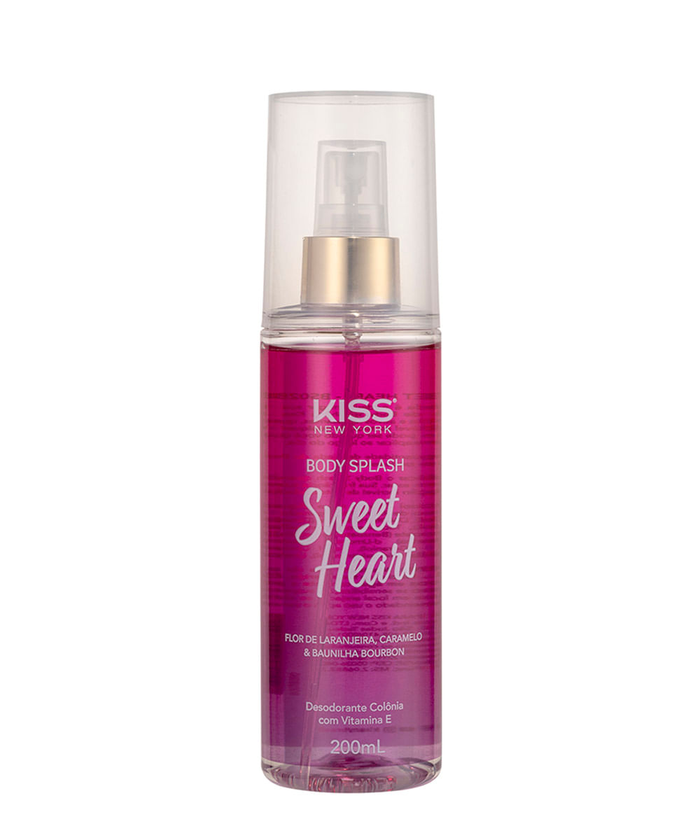 Kit 3 Body Splash Vibez da Vez! Caramellow Kiss body splash sweet heart kiss new york 235ml